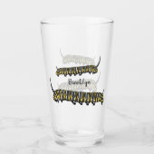 Monarch caterpijler cartoon illustratie glas (Voorkant)