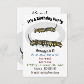 Monarch caterpijler cartoon illustratie kaart (Voorkant / Achterkant)