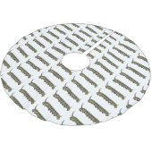 Monarch caterpijler cartoon illustratie kerstboom rok (Gekanteld)