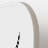 Monarch caterpijler cartoon illustratie pickleball paddle (Links Detail)