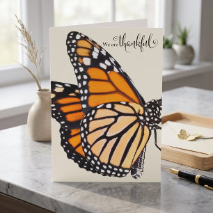 Monarch Dankjewel Vouwkaart Kaart