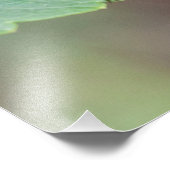 monarch die op een blad rust foto afdruk (Hoek)