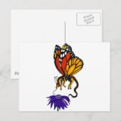 Monarch Dragon Fairy Briefkaart (Voorkant / Achterkant)