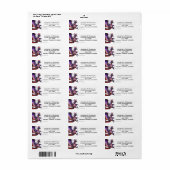 Monarch Dragon Retouradreslabel Etiket (Full Sheet)