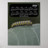 Monarch-driepijlerkalender 2022 van Janz Poster (Voorkant)