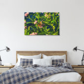 Monarch en molenroos canvas afdruk (Insitu (Slaapkamer))