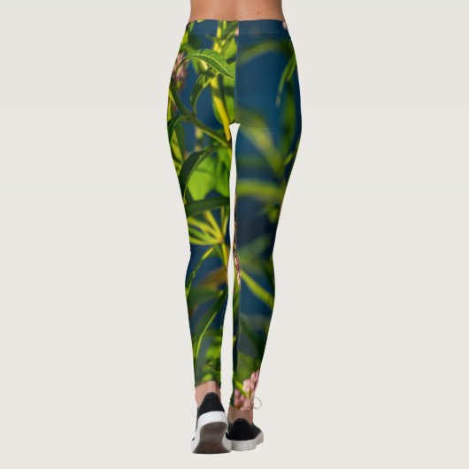 Monarch en molenroos leggings (Achterkant)
