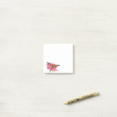 Monarch en Zinnia Post-it® Notes (Op bureau)
