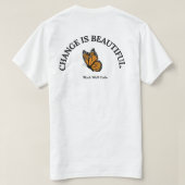 Monarch Essence Vlinder Grafische T-Shirt (Design achterkant)