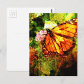 Monarch Grunge Briefkaart (Voorkant / Achterkant)