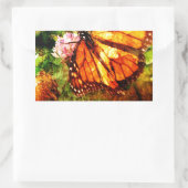 Monarch Grunge Rechthoekige Sticker (Tas)