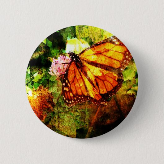 Monarch Grunge Ronde Button 5,7 Cm (Voorkant)