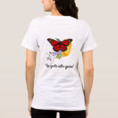 Monarch in beweging Tri-Blend shirt (Achterkant)
