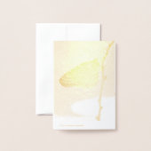 Monarch in het ochtendlicht folie kaarten (Met envelop)