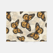 Monarch-kartonnen Fleece Deken (Voorkant (Horizontaal))