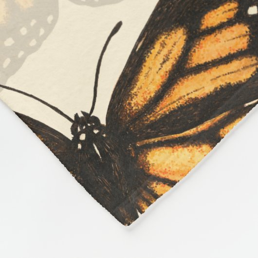Monarch-kartonnen Fleece Deken (Hoek)