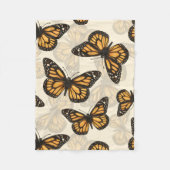 Monarch-kartonnen Fleece Deken (Voorkant)