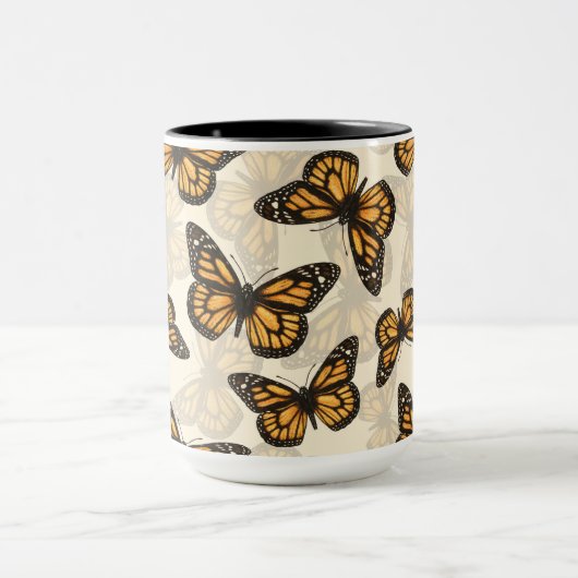 Monarch-kartonnen Mok (Midden)