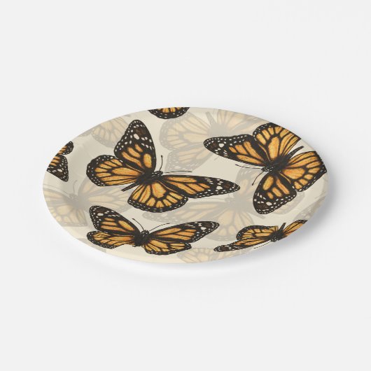 Monarch-kartonnen Papieren Bordje (Gekanteld)