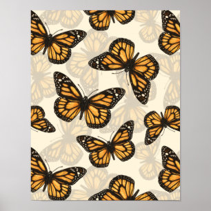 Monarch-kartonnen Poster