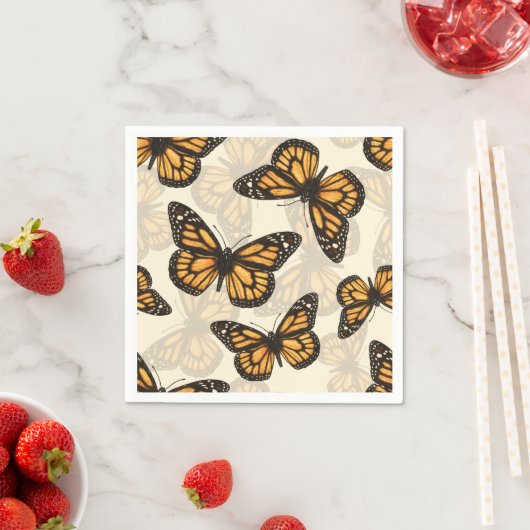 Monarch-kartonnen Servet (Insitu)