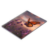 Monarch Lavender Glow Notitieboek (Linkerzijde)