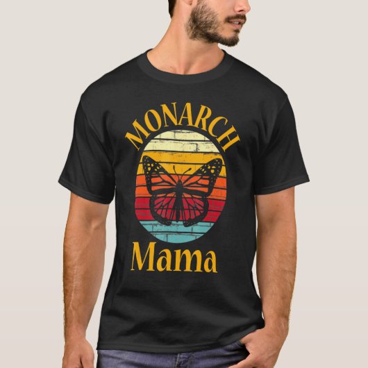 Monarch mam Monarch Butterfly  voor mam Mot T-shirt (Voorkant)