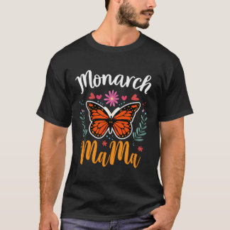 Monarch Mama Monarch Vlinder Gift Voor Moeders Da T-shirt