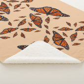 Monarch Medley Sherpa Blanket (Oranje) Deken (3/4)