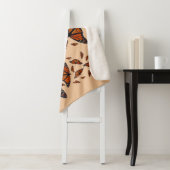 Monarch Medley Sherpa Blanket (Oranje) Deken (In situ)
