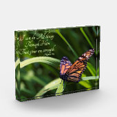 Monarch met 'Ik kan alles doen' vers Fotoblokken (Links)
