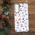 Monarch Mountain Colorado Ski Snowboard patroon Samsung Galaxy Hoesje<br><div class="desc">Een grappig winterskipatroon voor het skigebied Monarch Mountain in Salida,  Colorado,  Verenigde Staten,  Noord-Amerika. Perfect cadeau-idee voor wintersportliefhebbers: ski,  snowboard,  freestyle,  skisprong,  langlaufen.</div>