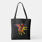 Monarch op Brown Eyed Susan Tote Bag (Achterkant)