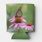 Monarch op Echinacea Blikjeskoeler (Achterkant)