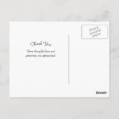 Monarch op een Marigold TY-ansichtkaart Briefkaart (Achterkant)