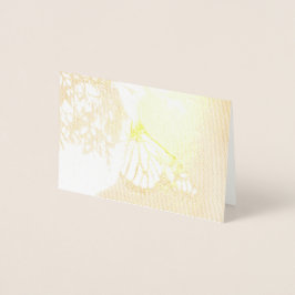 Monarch op een tak folie kaarten