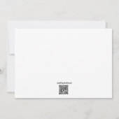 Monarch op een zinnia - plat Wenskaart Kaart (Achterkant)