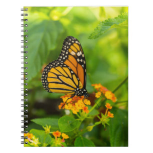 Monarch op Lantana Notitieboek
