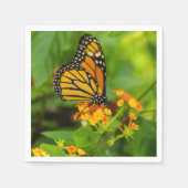 Monarch op Lantana Servet (Voorkant)