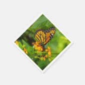 Monarch op Lantana Servet (Hoek)