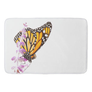 Monarch op lavendel badmat