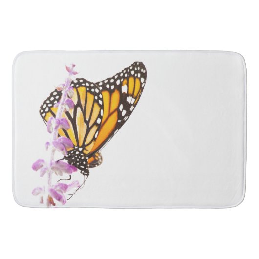 Monarch op lavendel badmat (Voorkant)