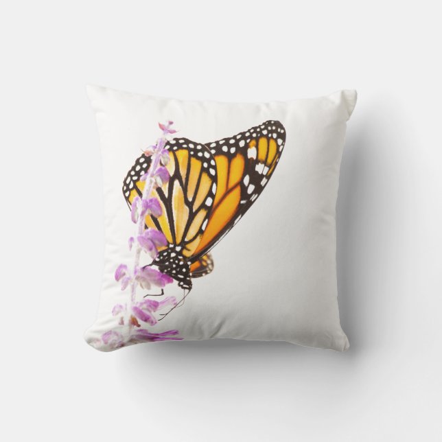 Monarch op lavendel kussen (Voorkant)