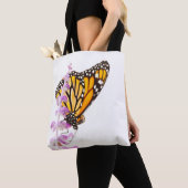 Monarch op lavendel tote bag (Dichtbij)