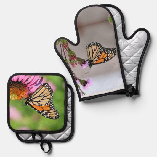 Monarch Ovenwant & Pannenlap Set (Voorkant / Achterkant)