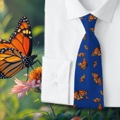Monarch Pattern Butterflies Stropdas