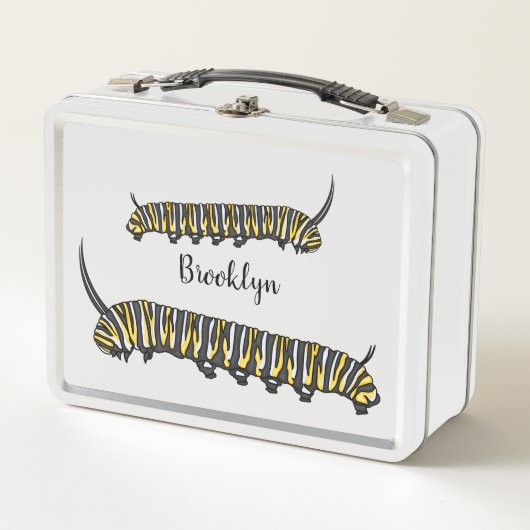 Monarch rups cartoon illustratie (Voorkant)