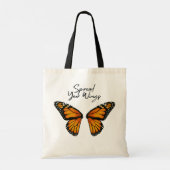 Monarch - spreid uw wensen uit tote bag (Achterkant)