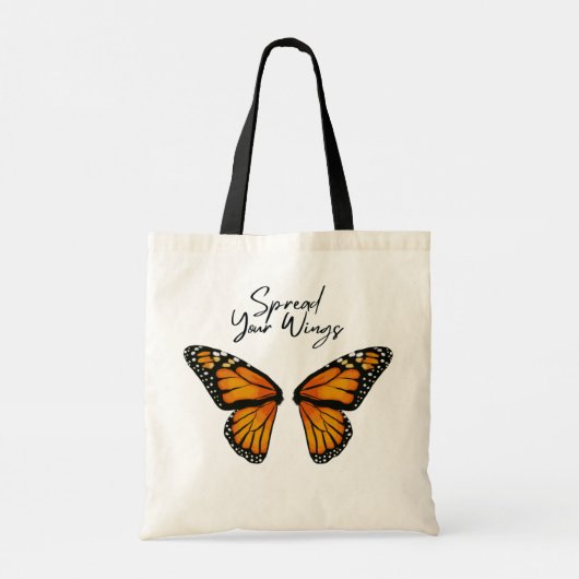 Monarch - spreid uw wensen uit tote bag (Achterkant)