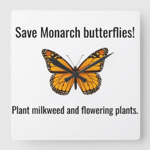 Monarch Square Wall klok